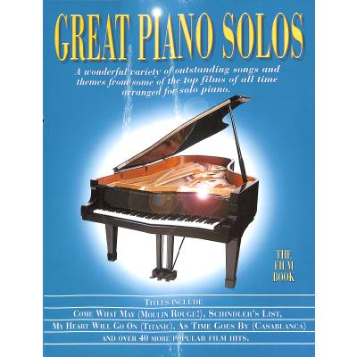 Great piano solos - Film book