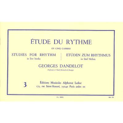 9790046188923 - Etude du rhythme 3 rhythmes simultanes