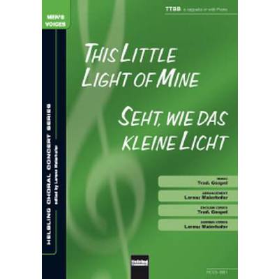 9790500228295 - This little light of mine - seht wie das kleine Licht