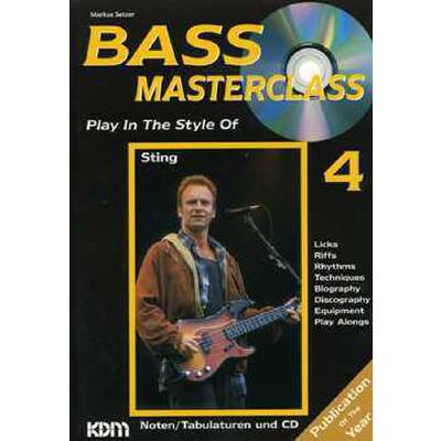 9783933316806 - Bass masterclass 4 - Sting