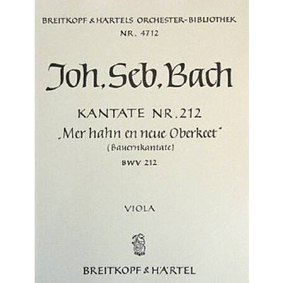 9790004319499 - Kantate 212 mer hahn en neue Oberkeet BWV 212 (Bauernkantate) 9790004319499 - Kantate 212 mer hahn en neue Oberkeet BWV 212 (Bauernkantate)