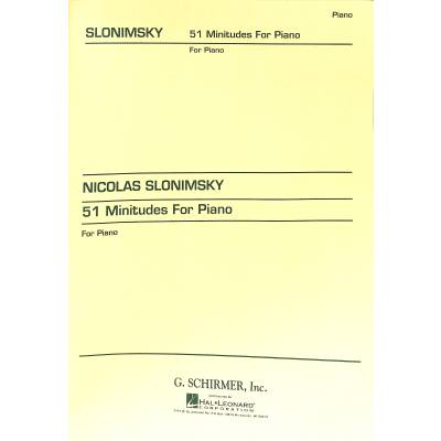 0073999111408 - 51 Minitudes for piano 0073999111408 - 51 Minitudes for piano