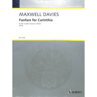 9790220122897 - Fanfare for Carinthia 9790220122897 - Fanfare for Carinthia