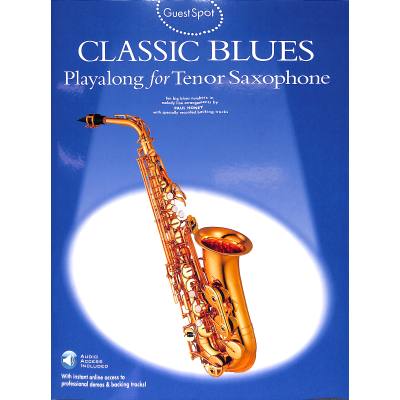 9780711984196 - Noten Tenorsaxophon CLASSIC BLUES & PLAYALONG MSAM 966702