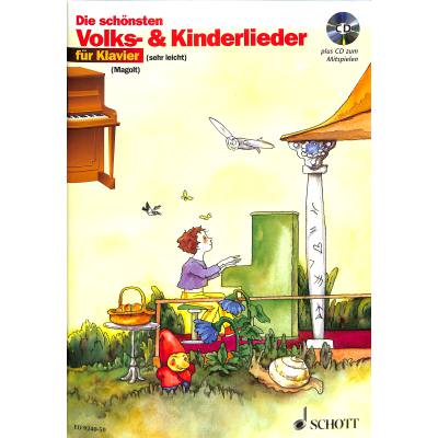 9783795755119 - Die schönsten Volks- und Kinderlieder Klavier m Audio-CD Geheftet