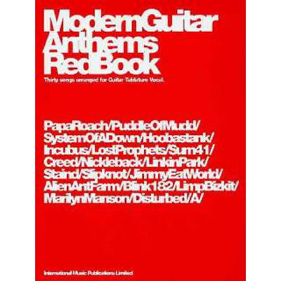 9781843282051 - Modern guitar anthems red book 9781843282051 - Modern guitar anthems red book