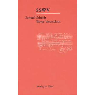 9783765103322 - Samuel Scheidt Werkeverzeichnis (SSWV)