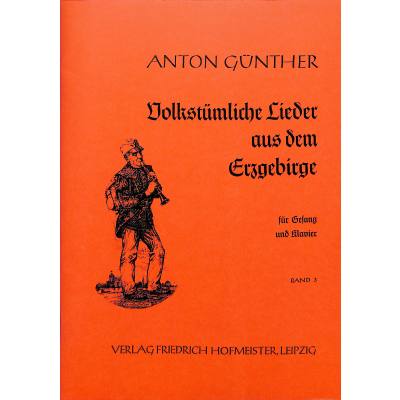 9790203422648 - Noten Anton Günther 3 Volkstümliche Lieder aus dem Erzgebirge FH 2264