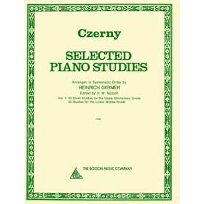 Selected piano studies 1 | Studienwerke 1