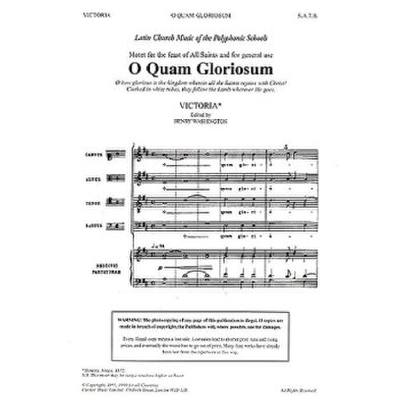 9780711924475 - O quam gloriosum