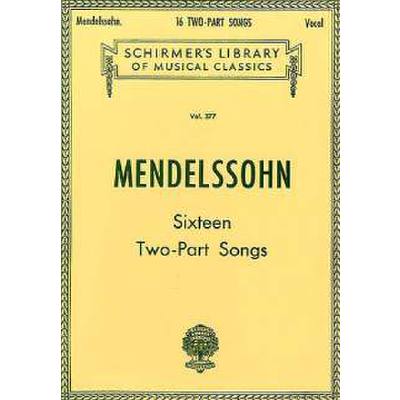 0073999344516 - 16 two part songs 0073999344516 - 16 two part songs
