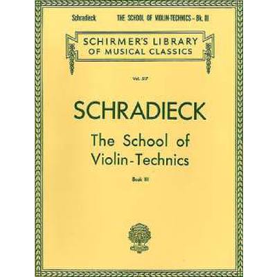 0073999554007 - School of violin technics 3 - bowing