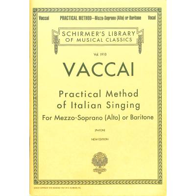 0073999628104 - Practical method of Italian singing | Praktische Schule des italienischen Gesangs