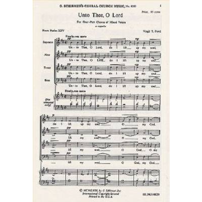 0073999108200 - Unto thee o lord 0073999108200 - Unto thee o lord