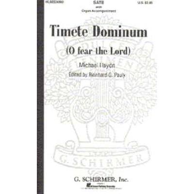 0073999249002 - Timete dominum (fear the lord) 0073999249002 - Timete dominum (fear the lord)