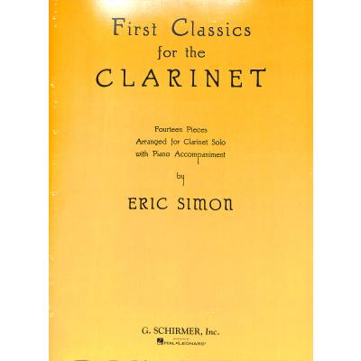 0073999277807 - First classics for clarinet