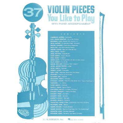 0073999278309 - 37 violin pieces you like to play 0073999278309 - 37 violin pieces you like to play