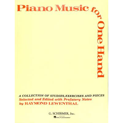 0073999315905 - Piano music for 1 hand 0073999315905 - Piano music for 1 hand