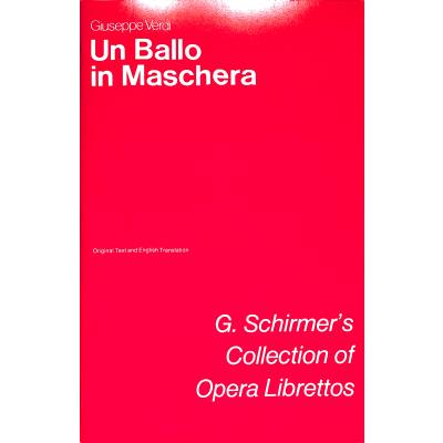 0073999404104 - Un ballo in maschera (ein Maskenball)