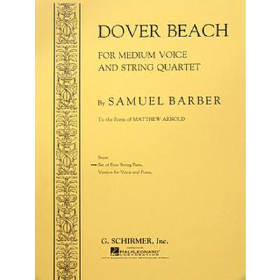 0073999413809 - Dover beach string quartett