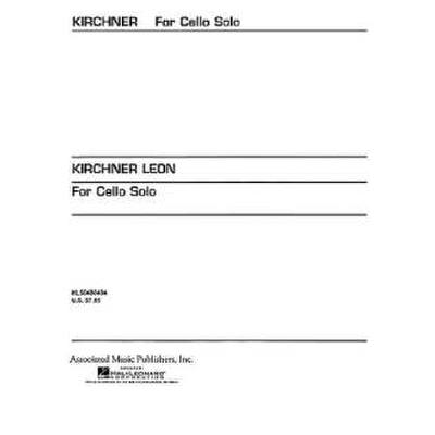 0073999528428 - Kirchner for Cello 0073999528428 - Kirchner for Cello