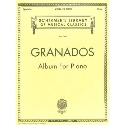 0073999822199 - Album for piano 0073999822199 - Album for piano