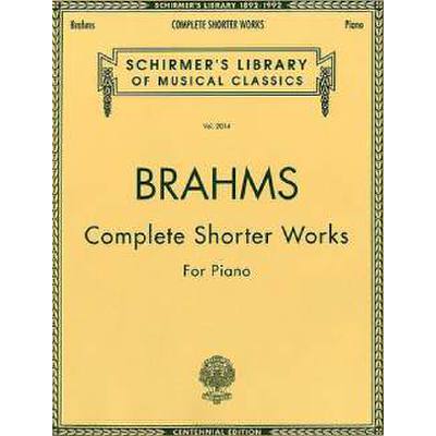 0073999823929 - Complete shorter works for piano 0073999823929 - Complete shorter works for piano