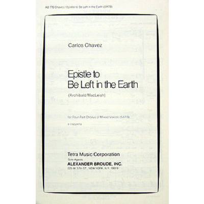 0884088310806 - Epistle to be left in earth 0884088310806 - Epistle to be left in earth