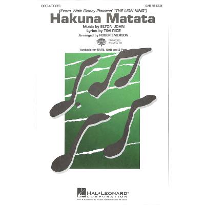 0073999366402 - Hakuna matata