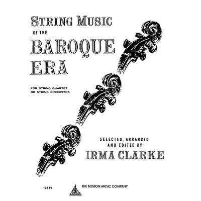 String music Baroque era string orchestra