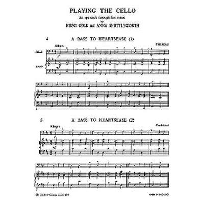 Playing the cello teacher's part