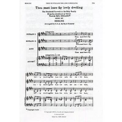5020679504536 - Thou must leave thy lowly dwelling 5020679504536 - Thou must leave thy lowly dwelling
