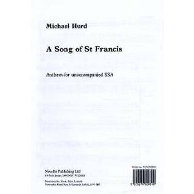 5020679529010 - Song of St Francis 5020679529010 - Song of St Francis