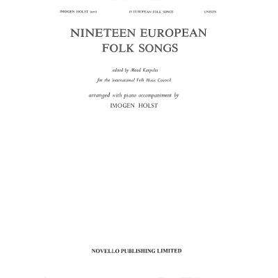 5020679525616 - 19 European Folksongs 5020679525616 - 19 European Folksongs