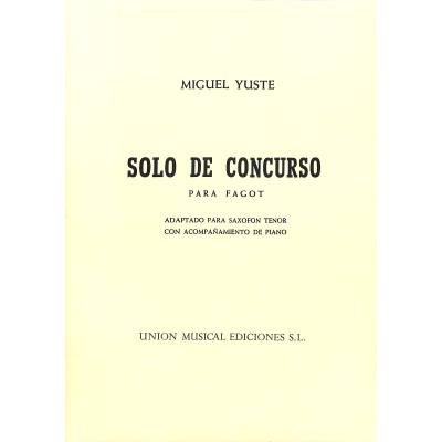 5020679512630 - Solo de concurso
