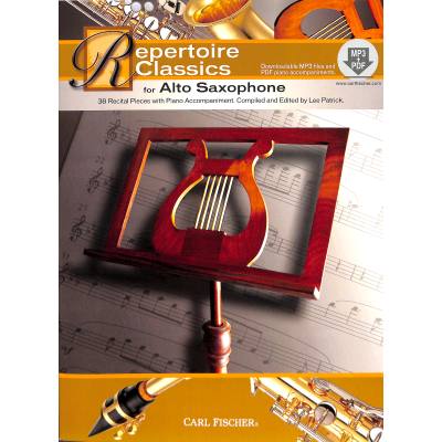 0798408082789 - Noten Repertoire classics for alto saxophone CF -WF113 incl download code