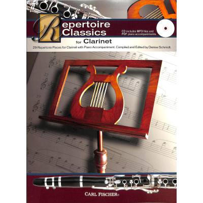 0798408082772 - Noten Repertoire classics for clarinet Klarinette incl download code CF -WF112