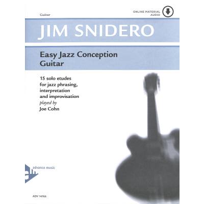 0805095147667 - Easy Jazz Conception Guitar w Audio-CD - Jim Snidero Geheftet