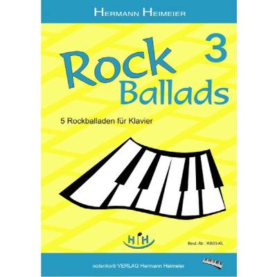 4280000011411 - Rock Ballads 3 - 5 Rockballaden für Klavier