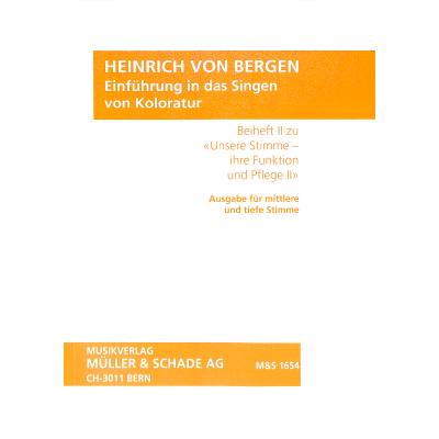 9790500231752 - Beiheft 2 Einführung in das Singen von Koloraturen