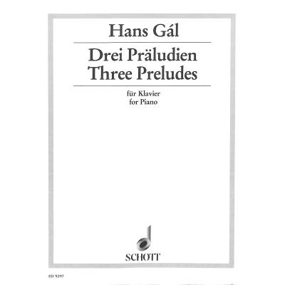 9790001129305 - 3 Präludien 9790001129305 - 3 Präludien