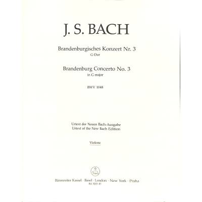 Brandenburgisches Konzert 3 G-Dur BWV 1048
