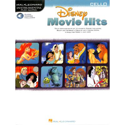 0073999827279 - Noten Disney Movie Hits for Cello & Audiodownload-Code Leicht HL 841428