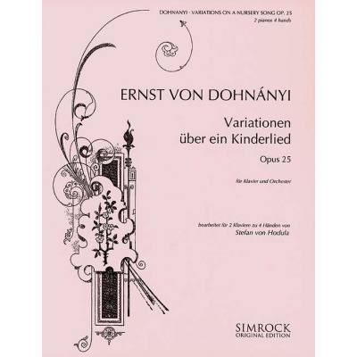 9790221104144 - Variationen über ein Kinderlied op 25 9790221104144 - Variationen über ein Kinderlied op 25