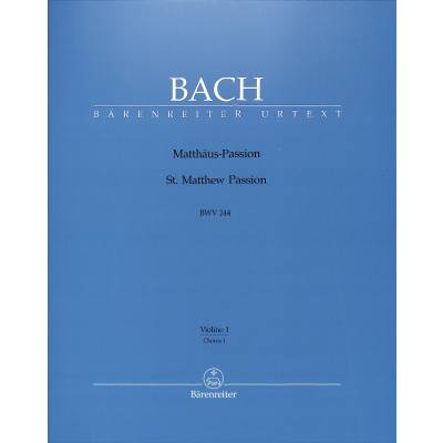 9790006462292 - Matthäus Passion BWV 244