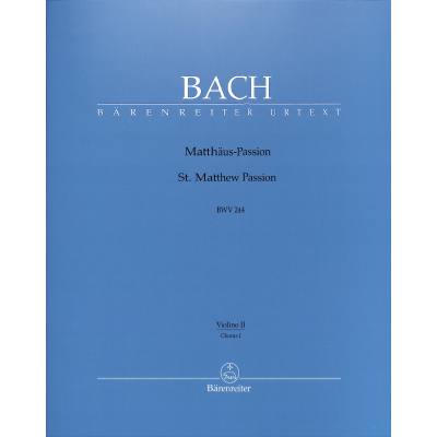 9790006462308 - Matthäus Passion BWV 244