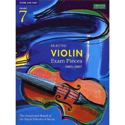 9781860964787 - Selected violin examination pieces 7 - 2005-2007