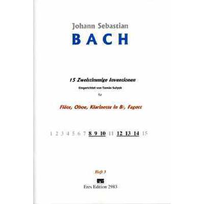 9790202429839 - 15 Zweistimmige Inventionen 3