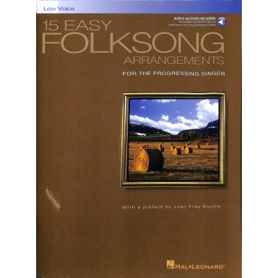 0073999788921 - 15 easy folksong arrangements for the progressing singer