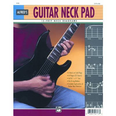 Guitar neck pad - 15 fret neck diagrams